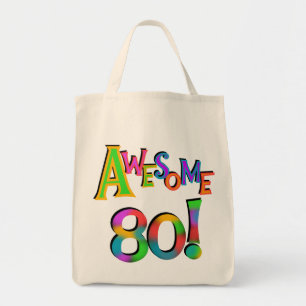 Bolsa Tote Incrível 80 t-shirts e presentes