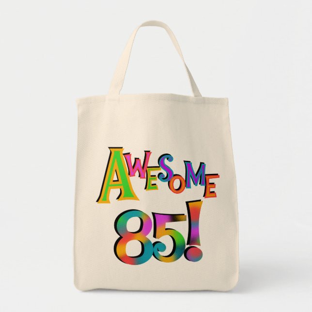 Bolsa Tote Incrível 85 t-shirts e presentes (Frente)