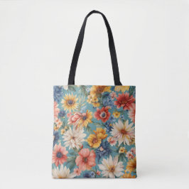 Bolsa Tote Incrível e elegante Flores de Verão