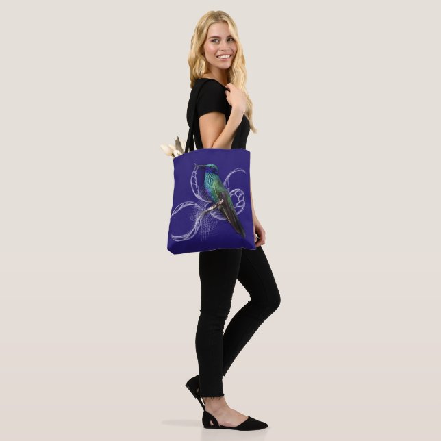Bolsa Tote Incrível Hummingbird - personalize adicionando nom (No(a) Modelo)