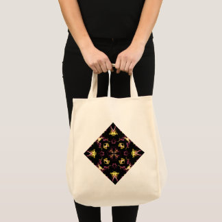 Bolsa Tote Incrível, Rosa e Amarelo Mandala