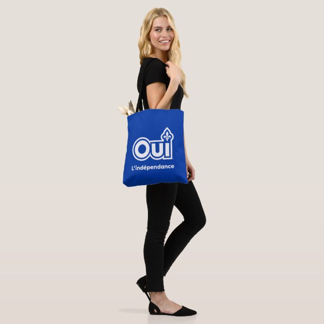 Bolsa Tote Independência do Quebec OUI (No(a) Modelo)