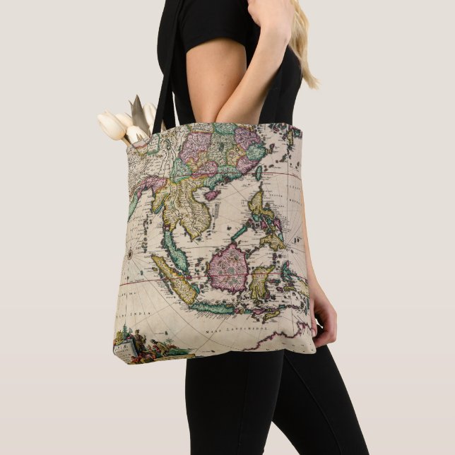 Bolsa Tote India & Ceilão a Austrália (Close Up)