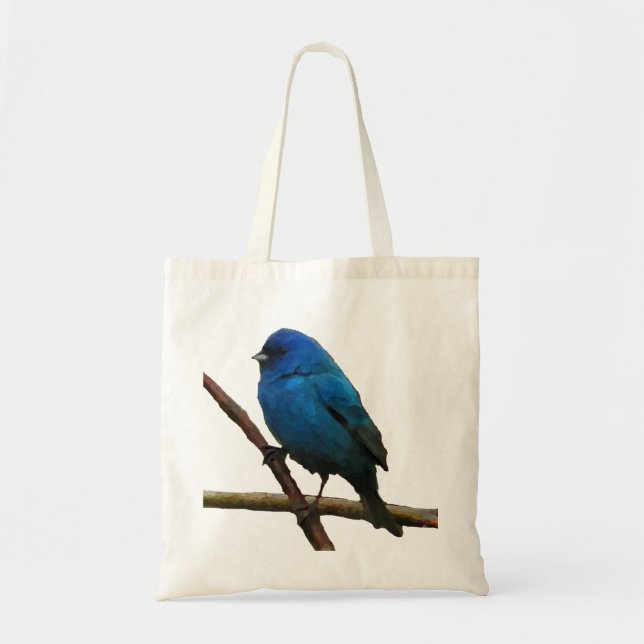 Bolsa Tote Indigo Bunting (Frente)