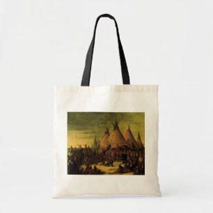Bolsa Tote Índios Vintage, Conselho de Guerra Sioux por Catli