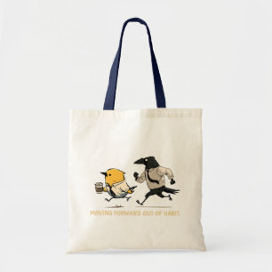 Bolsa Tote Indo para Frente por Hábito Humor de Pássaro