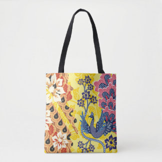 Bolsa Tote Indonesian batik motifs with very distinctive plan