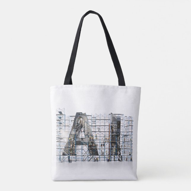 Bolsa Tote Industrial Letterform – AI (Verso)