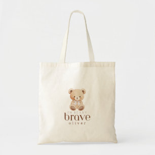 Bolsa Tote infância beary corajosa câncer crianças doentes pe