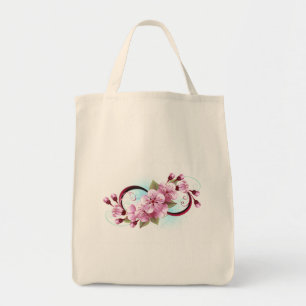 Bolsa Tote Infinidade com Flores de Flor Sakura