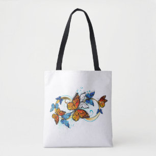 Bolsa Tote Infinidade de Borboletas Monarca
