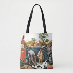 Bolsa Tote Inflando o brinquedo da praia