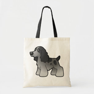 Bolsa Tote Inglês cocker spaniel dos desenhos animados