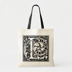 Bolsa Tote Inicial decorativa "L" da letra