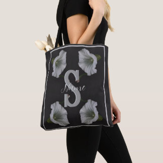 Bolsa Tote Inicial do Monograma Personalizado Nome Morning Gl