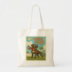 Bolsa Tote Início da Semana do latido: Edição de Voo Retroati