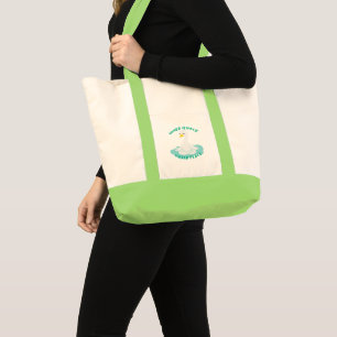 Bolsa Tote Inner Quack Outer Peace Yoga Duck