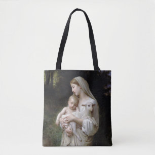 Bolsa Tote Inocência (Madonna e Child), Bouguereau