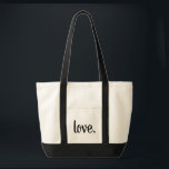Bolsa Tote Inscrição bonito e simples de AMOR<br><div class="desc">AMOR | AFETAÇÃO | SERENE | FELIZ | DESIGN DE TIPOGRAFIA CURSIVA DE SCRIPT CHIC CUTE | O AMOR NUNCA TERMINA | Então agora a fé, a esperança e o amor obedecem a estes três; mas o maior deles é o amor. 1 Corintianos 13:8-13 | esperança | fé | crê...</div>