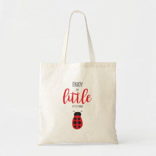 Bolsa Tote Inseto de Damibute de Bebê Desenhado à Mão Verm