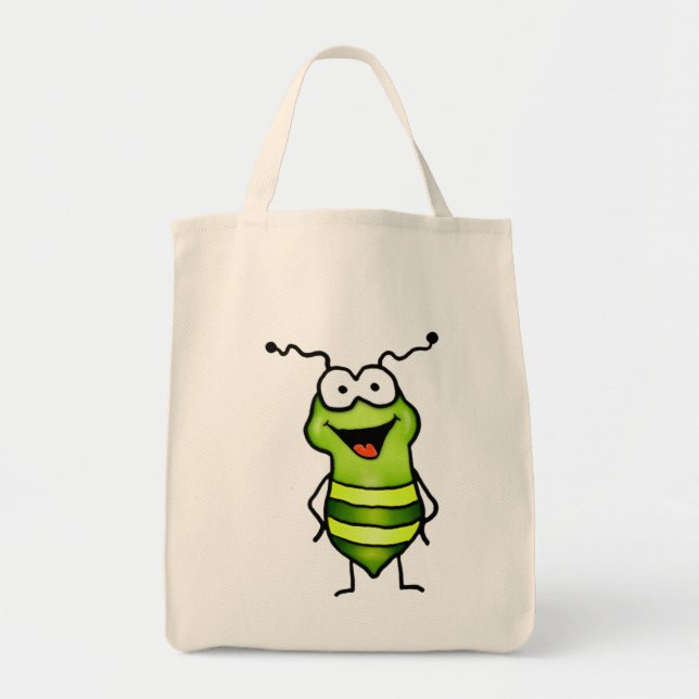 Bolsa Tote Inseto Feliz (Frente)