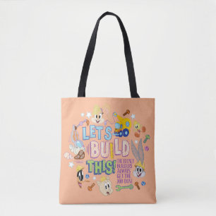 Bolsa Tote INSETOS BUNNY BUILDERS™  Desenho "Construir Este V