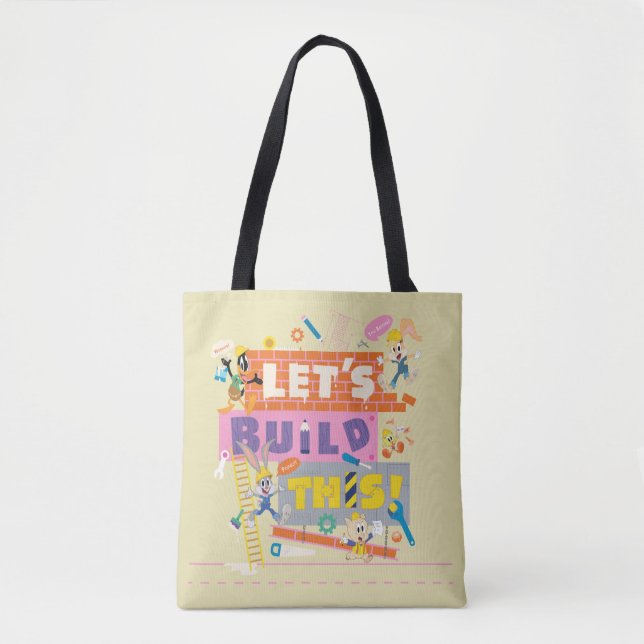 Bolsa Tote INSETOS BUNNY BUILDERS™| Site de trabalho "Constru (Frente)