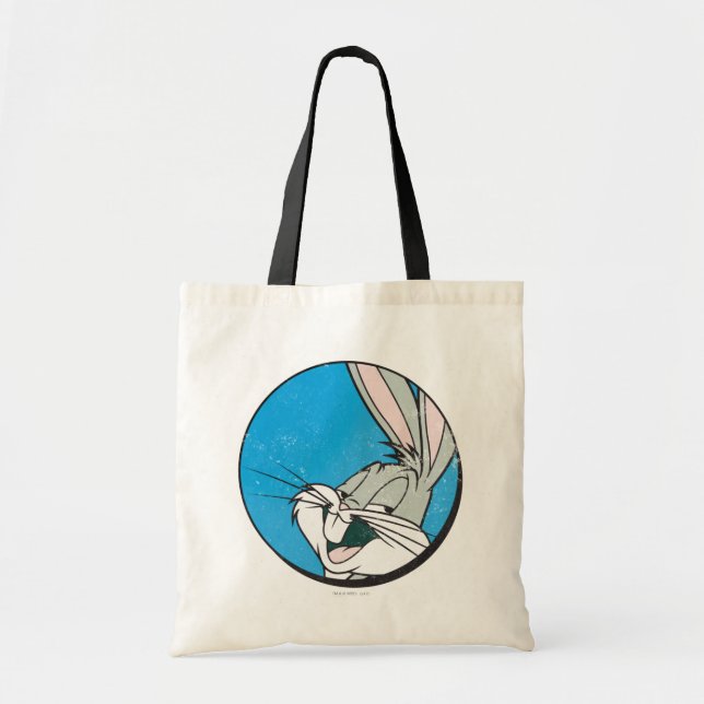 Bolsa Tote INSETOS BUNNY™ Retro Blue Patch (Frente)