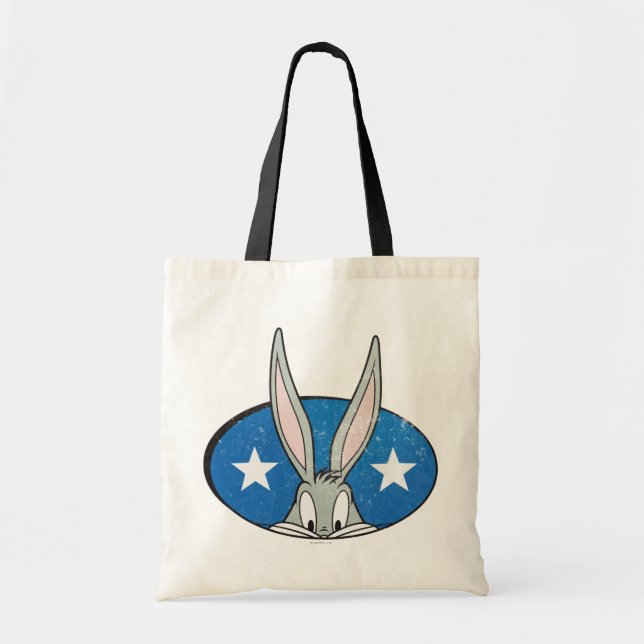 Bolsa Tote INSETOS BUNNY™ Stars Crachá (Frente)