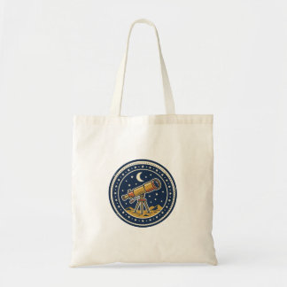 Bolsa Tote Insígnia da Festa das Estrelas Retro Clube de Astr