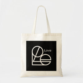 Bolsa Tote insígnia do "Amor"