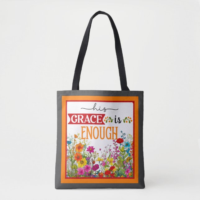 Bolsa Tote Inspiração Floral Retroativa (Frente)