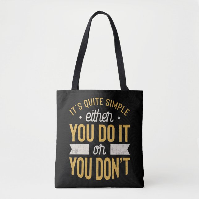 Bolsa Tote Inspiração Motivacional Empreendedor (Frente)