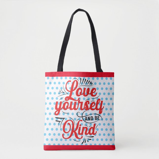 Bolsa Tote Inspiração Seja gentil (Frente)