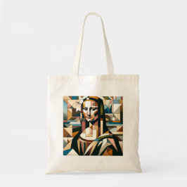 Bolsa Tote Inspirada na Mona Lisa - Arte Mosaico