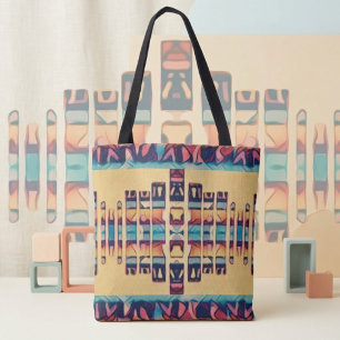 Bolsa Tote Inspirado no sudoeste boêmio