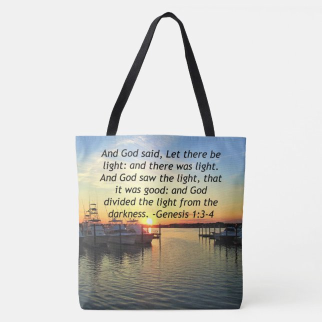 BOLSA TOTE INSPIRANDO A GÊNESE DO SOL 1:3 FOTO DESIGN (Frente)