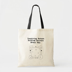 Bolsa Tote Inspirando Solucionadores do Futuro Mentor Diári
