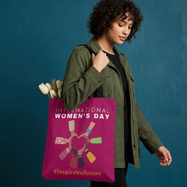 Bolsa Tote Inspire Inclusion International Women Day