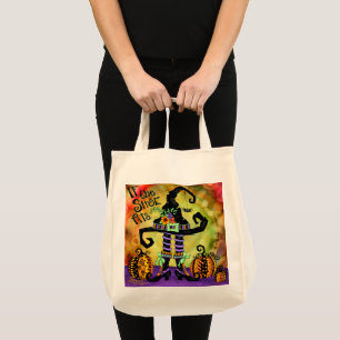 Bolsa Tote Inspirivência da Bruxa de Halloween de Calçado bon