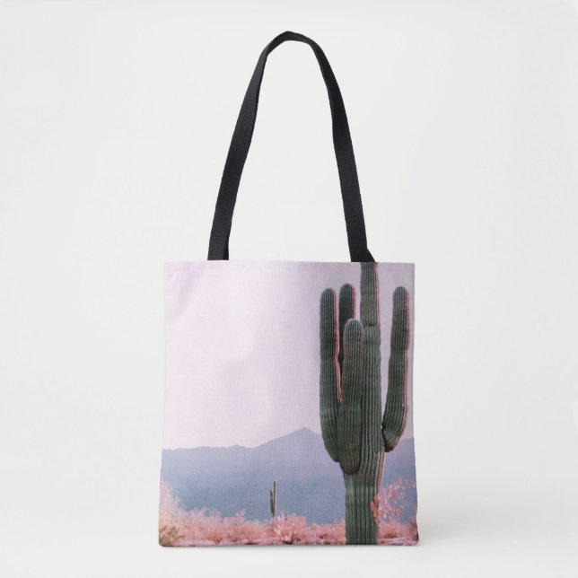 BOLSA TOTE INSTALAÇÃO DE CACTUS BESIDE ORANGE LEAFED (Frente)