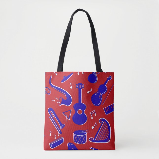 Bolsa Tote Instrumentos Musicais (Frente)