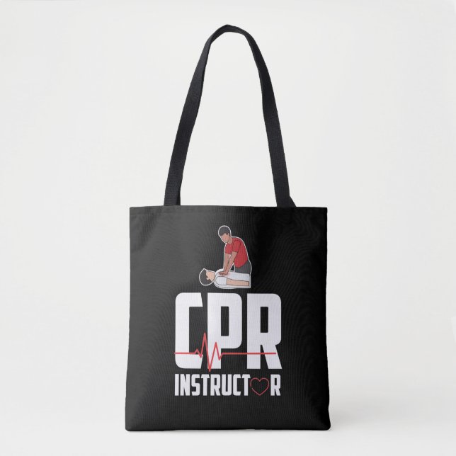 Bolsa Tote Instrutor CPR Certificado para Ambulância de Prime (Frente)