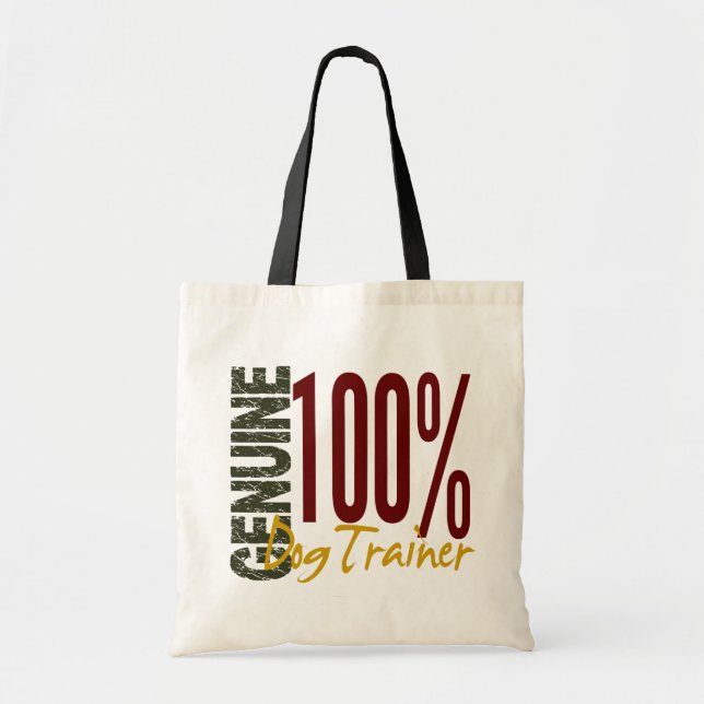 Bolsa Tote Instrutor de cão genuíno (Frente)