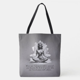 Bolsa Tote Instrutor de Meditação de Yoga Reiki Master Low Po