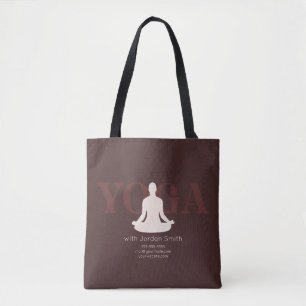 Bolsa Tote Instrutor de Yoga Boho Elegante Promocional