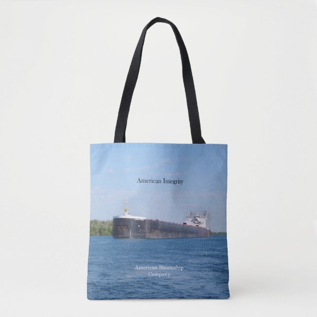 Bolsa Tote Integridade Americana por toda a mala (Frente)