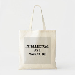 Bolsa Tote Intelectual Como Eu Quero Ser Engraçado