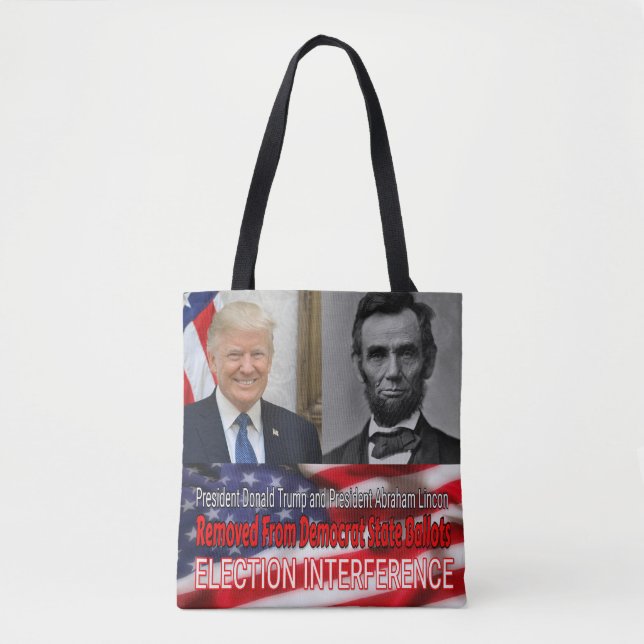 Bolsa Tote Interferência eleitoral (Frente)