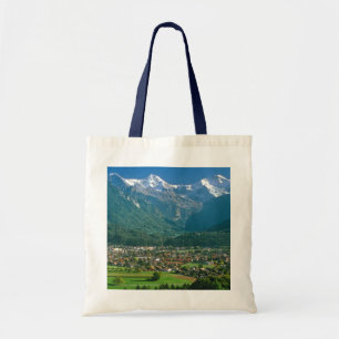 Bolsa Tote Interlaken e a escala de Jungfrau